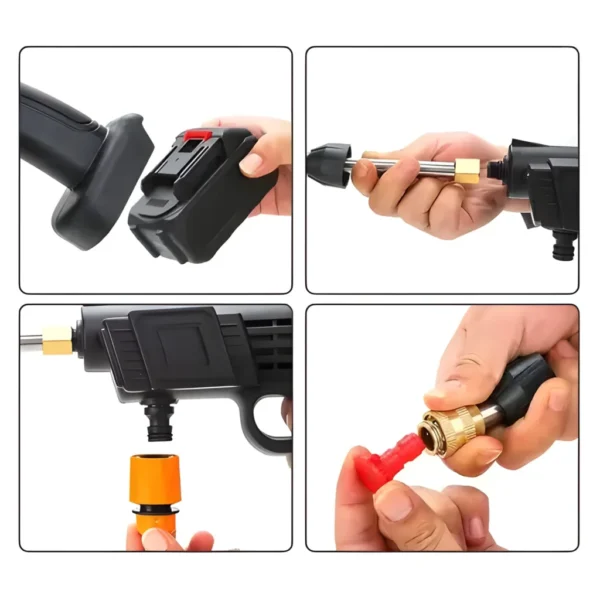 48V Li-ion Solar Panel Cleaning Spray Gun - Image 2